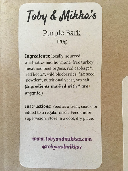 Purple Bark with Turkey